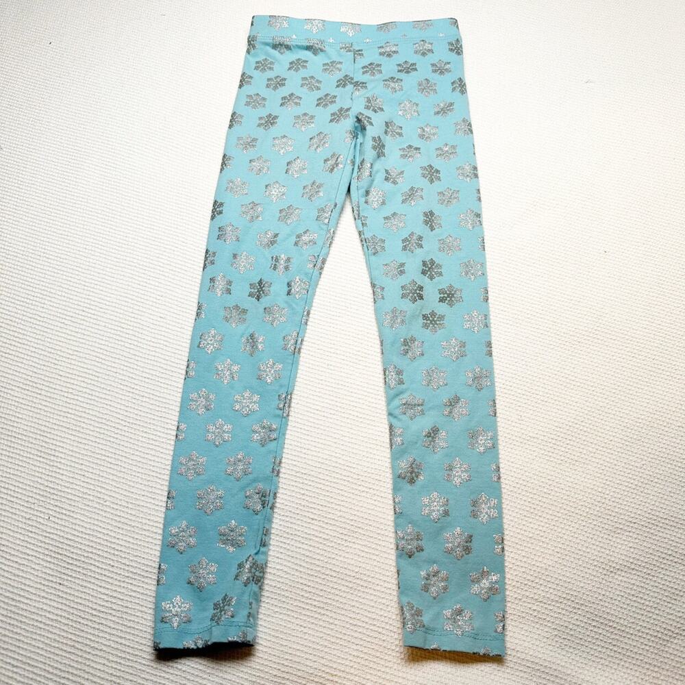 Crewcuts Metallic Snowflake Leggings